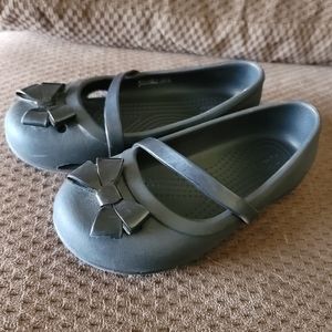Little Girls CROCS Size 11 Ballet Flat